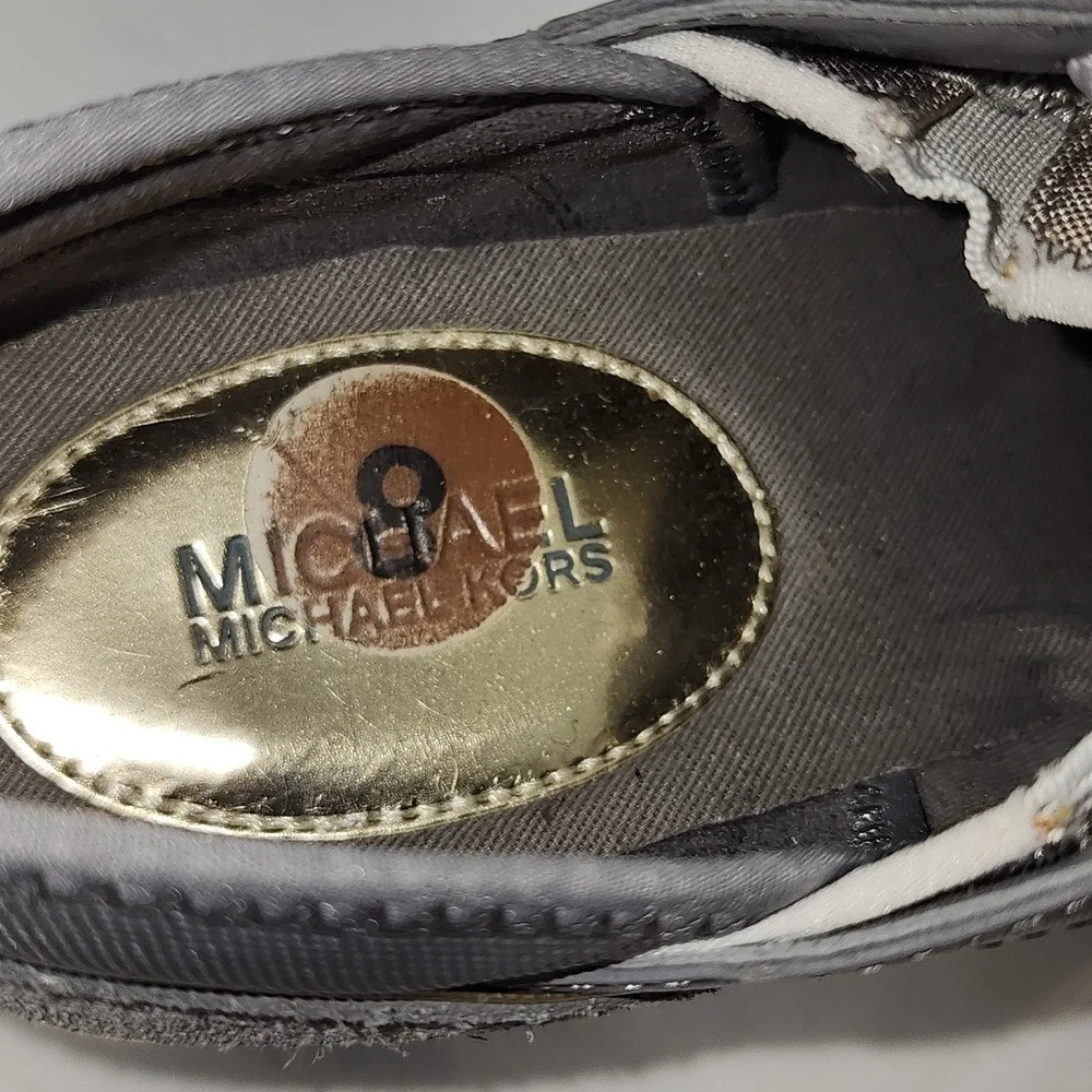 Michael Kors MK Womens Shoes Sneakers Gary Wedge Size 8 M‎